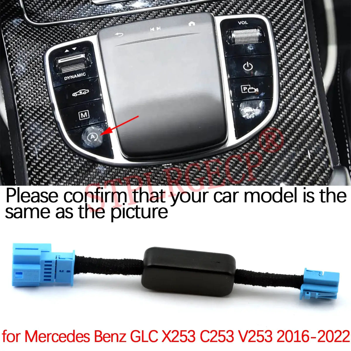 Automatic Stop Start Engine System Off Cable Plug and Play Eliminator for Mercedes Benz X253 W213 W447 W205 W222 AMG 43 63 by InterCyprus Trading Ltd