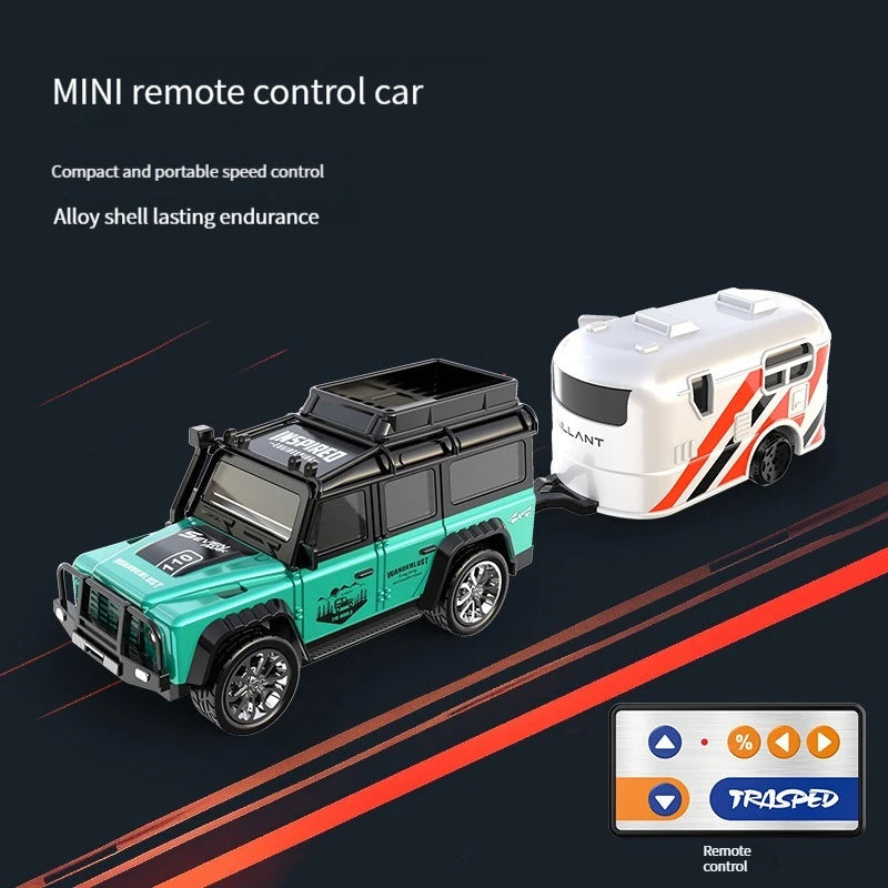 Mini RC Car 1/64 Remote Control Off Road &ndash; Drift Ready C-6601B white box