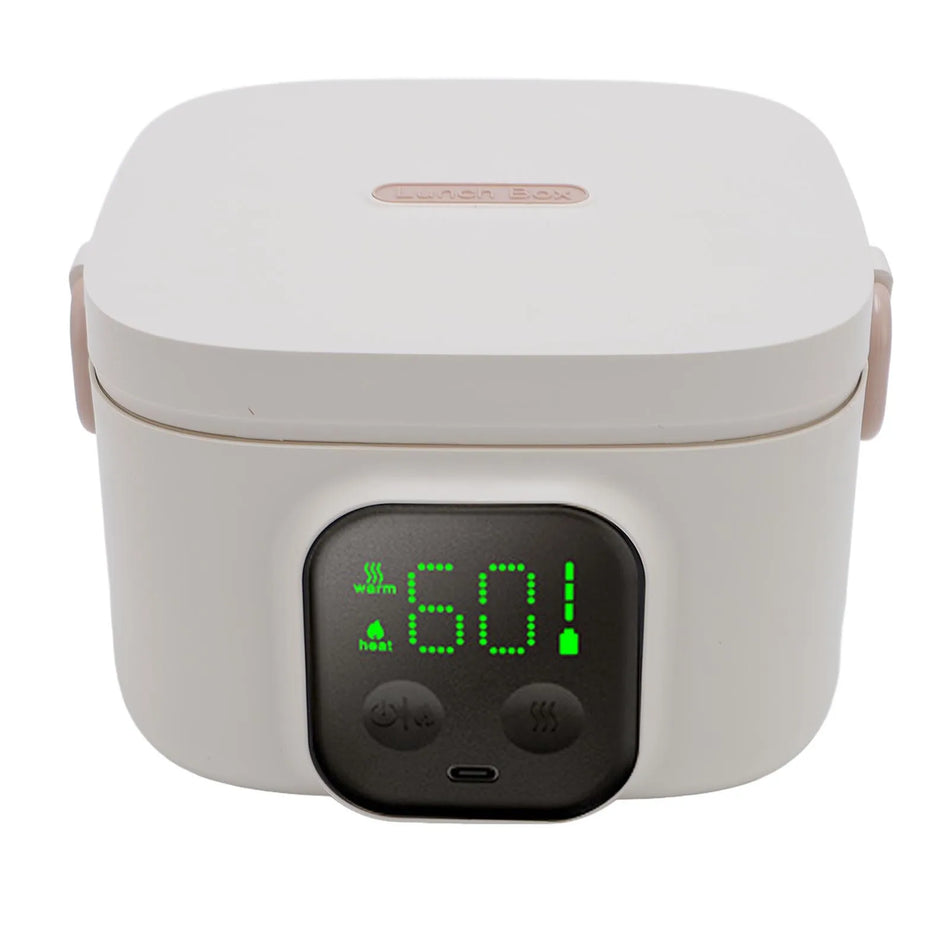 Caja de Almuerzo de Acero Inoxidable de 500ml con Temperatura Constante y Calentamiento Rápido