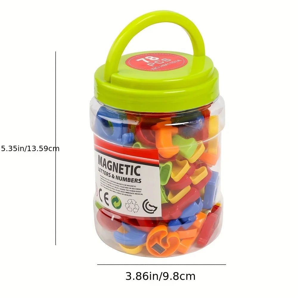 Magnetic Letters and Numbers Set &ndash; Educational Toy for Preschool Learning