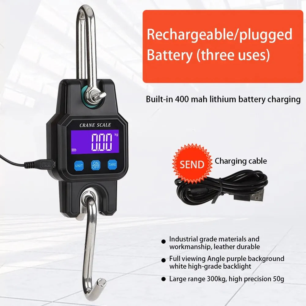 WeiHeng C06 Portable Electronic Hook Scale &ndash; Bluetooth
