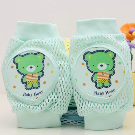 Kids Cotton Crawling Knee Pads &amp; Elbow Protectors N Style 13