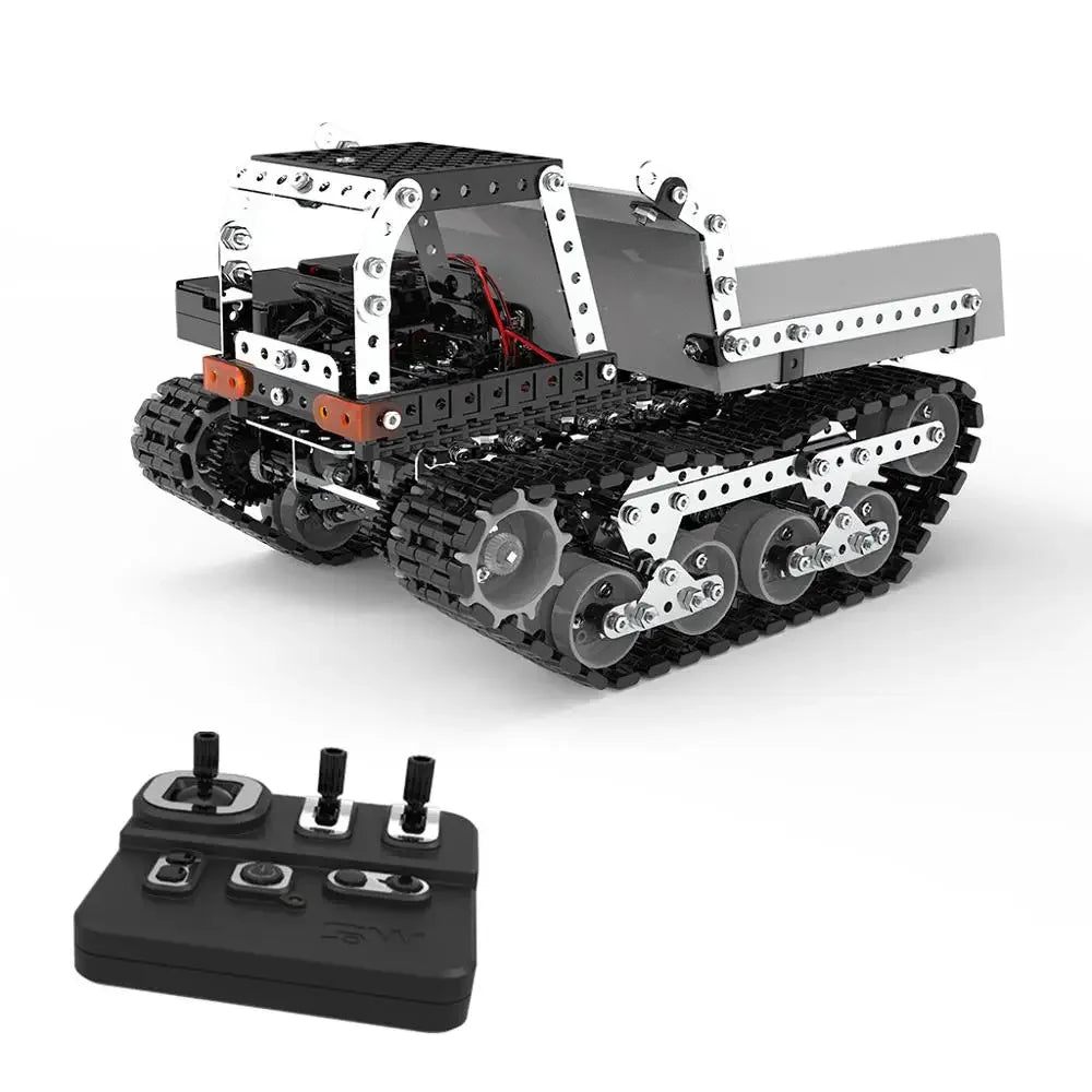 Metal Building Blocks RC Truck 10ch Dump &ndash; Sturdy Build SW(RC)-007