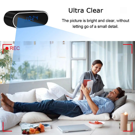 Sarfeng C01 Mini Camera Clock &ndash; Full HD 1080P Home Security
