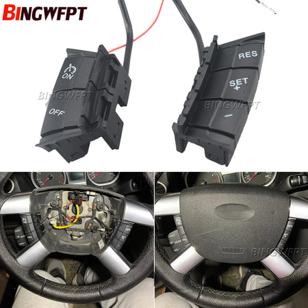 Cruise Control Switch Multifunction Steering Wheel Button For Ford Focus 2 2005-2007 2008 2009 2010 2011 by InterCyprus Trading Ltd