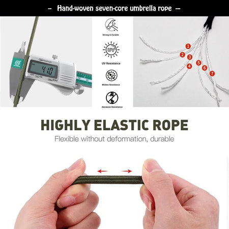 Military 550 Paracord Rope 100M 50M 31M 7 Strand 4mm Parachute Cord Outdoor Camping Survival Gear DIY Bracelet Tent Line