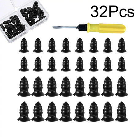 32Pcs Tire Repair Kit &ndash; Convenient Self-Service Tool Set A