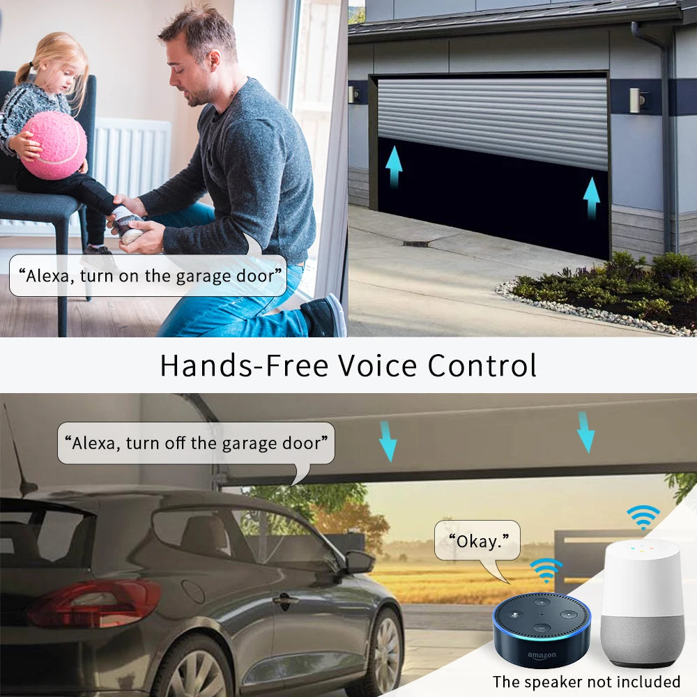 EWELINK Smart WiFi Garage Door Opener with Alexa Voice Control
