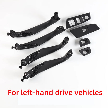 8PCS LHD RHD Carbon Fiber Black Interior Door Handle For BMW 5 Series M5 G30 G31 G38 F90 2017-2023 51417438521 by InterCyprus Trading Ltd
