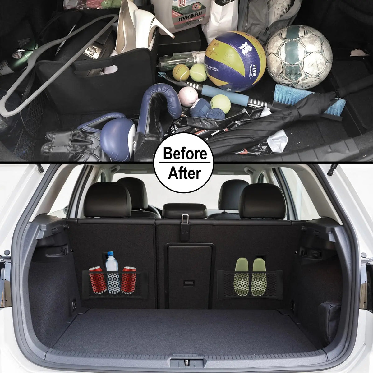 Car Trunk Net &ndash; Universal Mesh Organizer For Car Storage