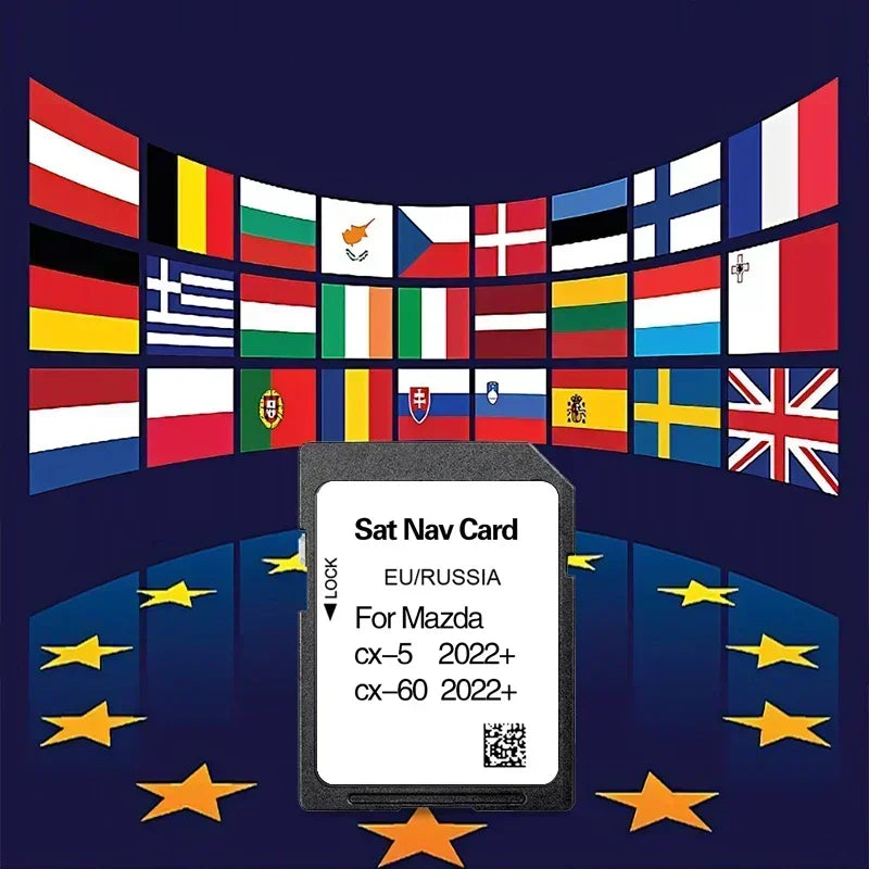 Mazda CX-5 CX-60 2022 SD Map Card 32GB - Europe Russia CHINA