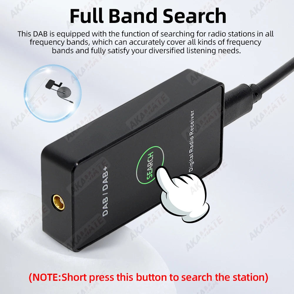 DAB+ Antenna For MP3 Radio &ndash; Full Channel USB GPS Receiver