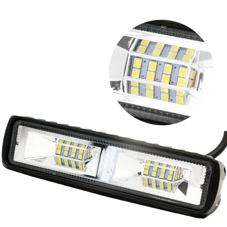 36W 12V-24V LED Work Light Spotlights - Pair for All Vehicles