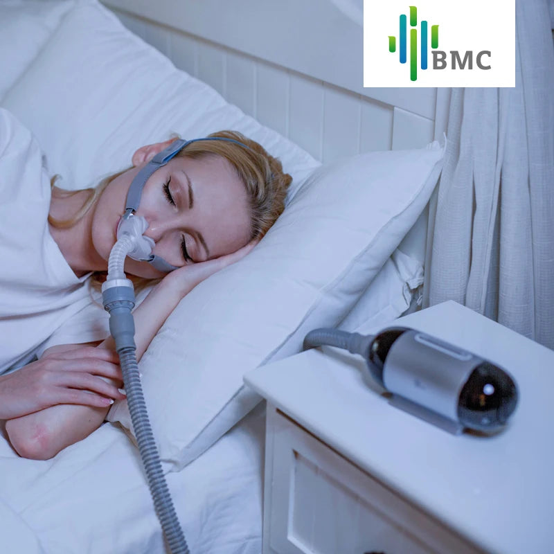 M1 Mini &ndash; Bluetooth Enabled Auto CPAP With Nasal Pillows Mask