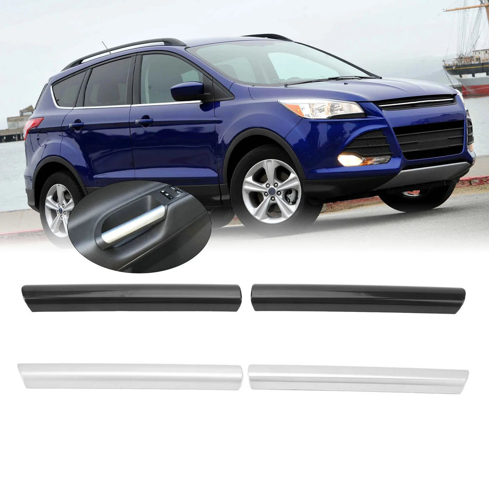 Nakładki klamek przednich drzwi z ABS, kompatybilne z Ford Escape 2013-2019