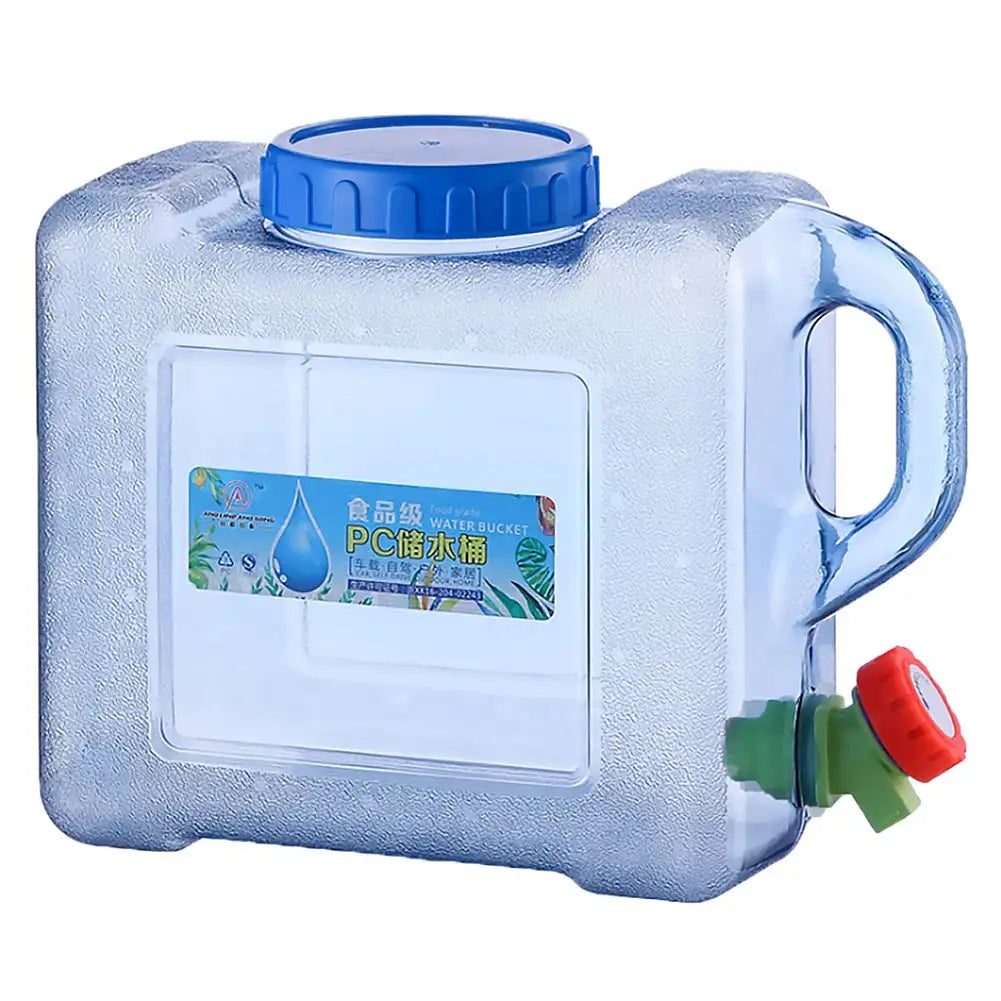 26L Outdoor Camping Water Container With Faucet For Hiking 5L