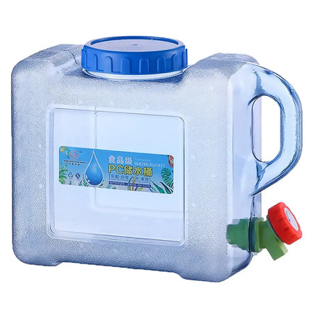 26L Outdoor Camping Water Container With Faucet For Hiking 5L