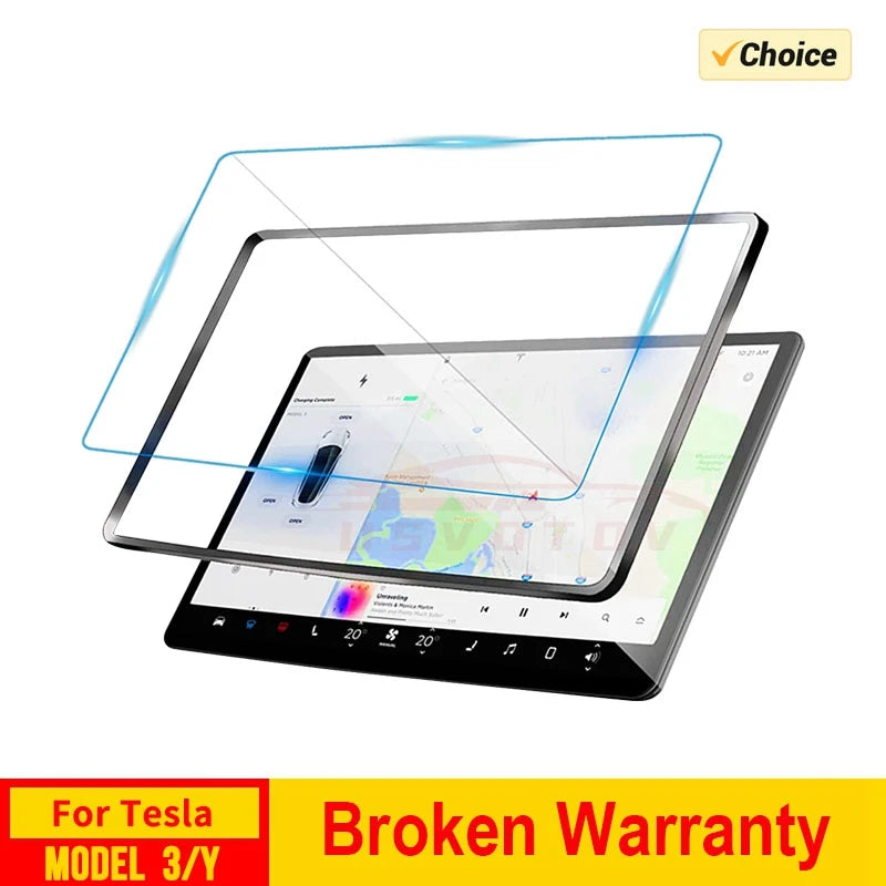 Tempered Glass Screen Protector for Tesla Model 3 Y Highland Juniper