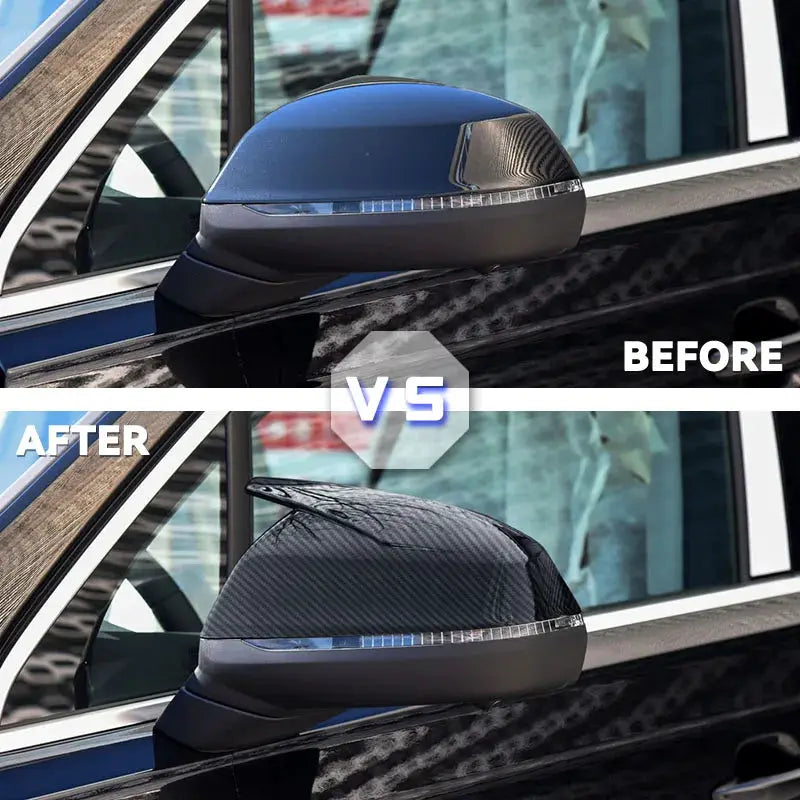 For Audi Q5 Q5L SQ5 Q7 SQ7 FY 4M 45 50 55 60 TDI TFSI S line Sline 2016-2020 ABT style high-quality rearview mirror covers by InterCyprus Trading Ltd