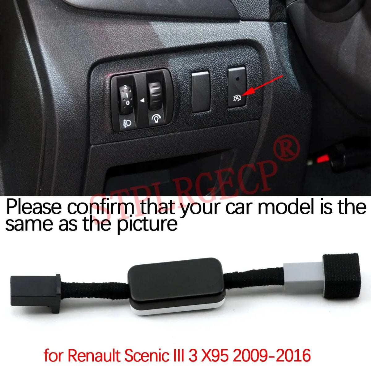 Automatic Stop Start Engine System Off Cable Plug and Play Eliminator for Renault Scenic III 3 X95 2009-20214 2015 2016 by InterCyprus Trading Ltd