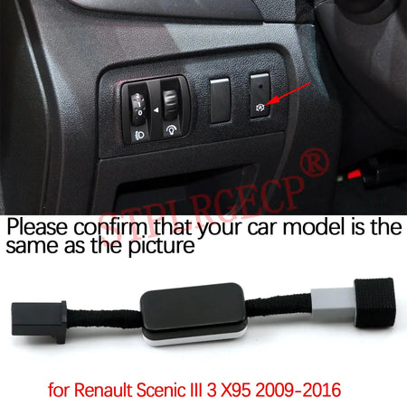 Automatic Stop Start Engine System Off Cable Plug and Play Eliminator for Renault Scenic III 3 X95 2009-20214 2015 2016 by InterCyprus Trading Ltd