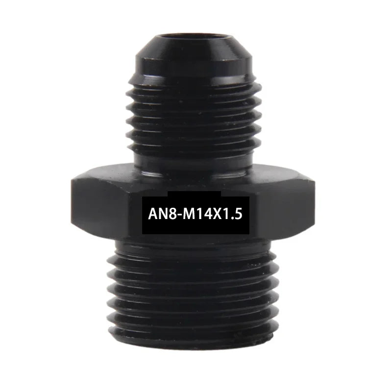 Aluminum AN8 Male Adapter With M16x1.5 Threads For Fuel Lines by InterCyprus Trading Ltd