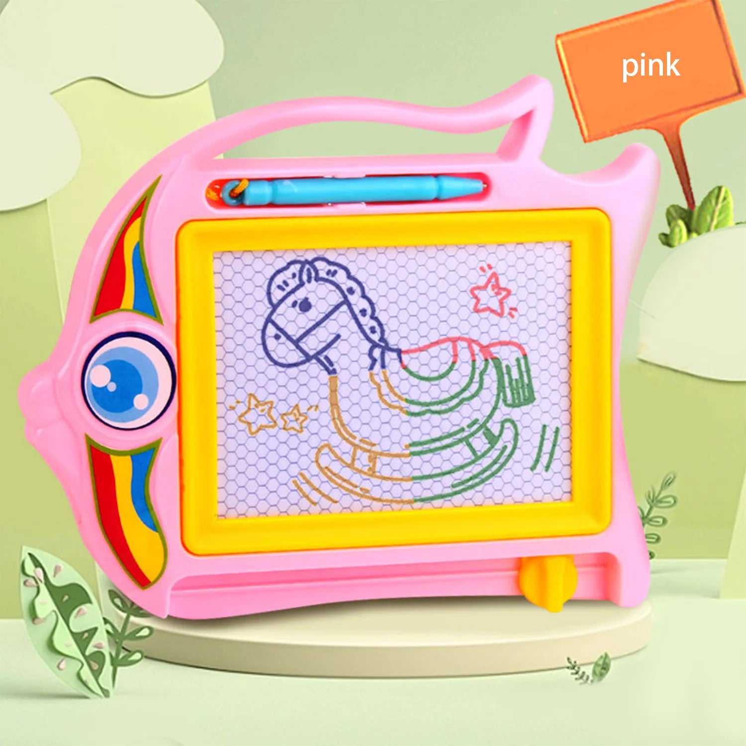 Cartoon Magnetic Drawing Board &ndash; Early Education Puzzle Toy 1pc 2