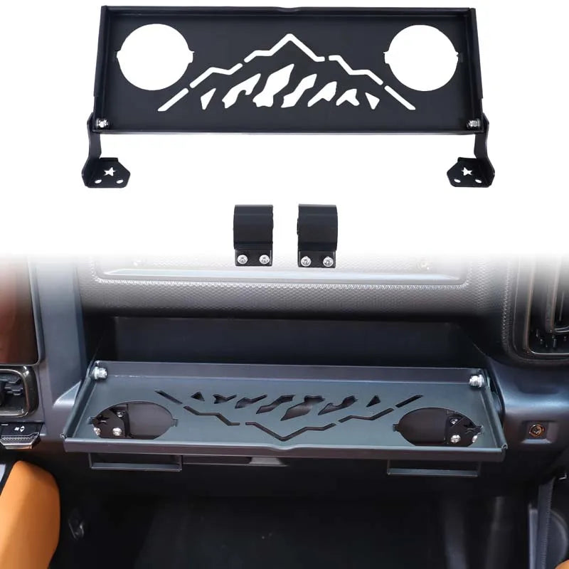 Panneau de rack co-pilote noir en alliage d'aluminium pour Haval Raptors intérieur