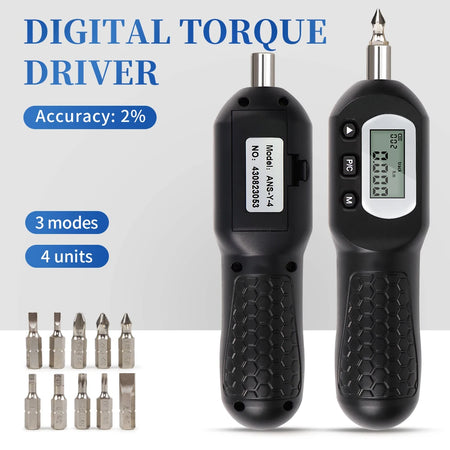 ANS-Y-4 Digital Torque Driver &ndash; Preset Torque With 10 Heads