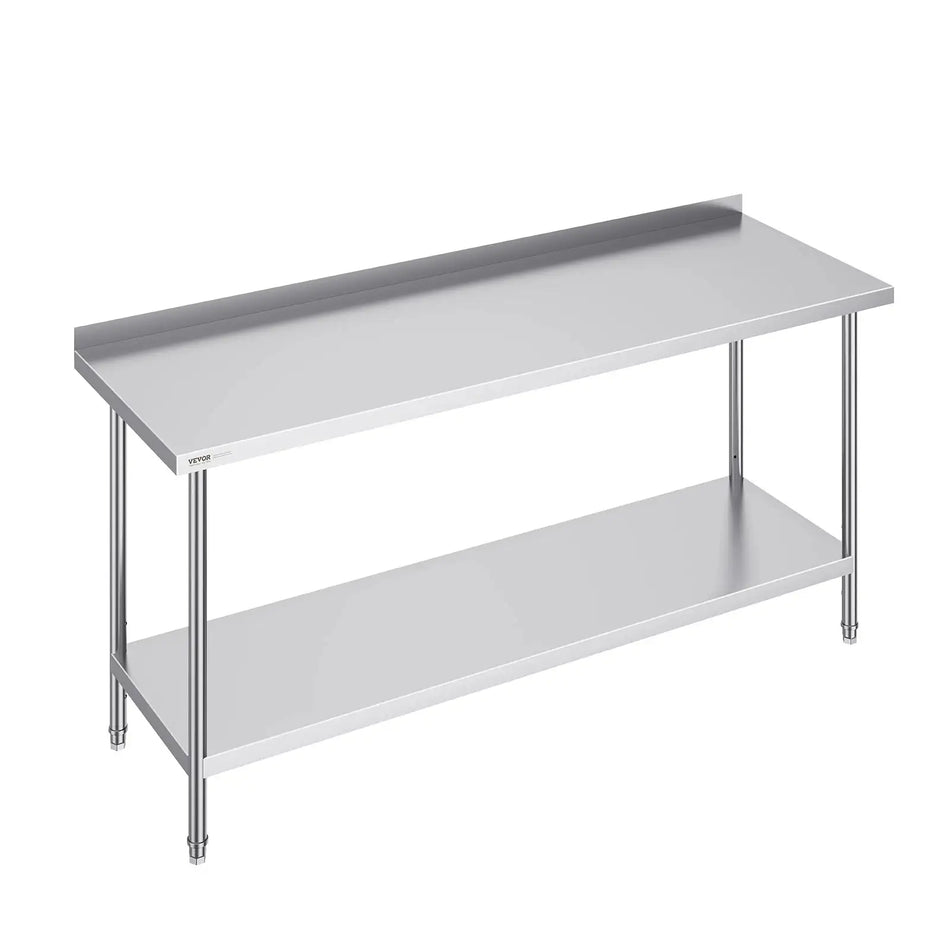 Heavy Duty 24x72x36 Stainless Steel Food Prep Table