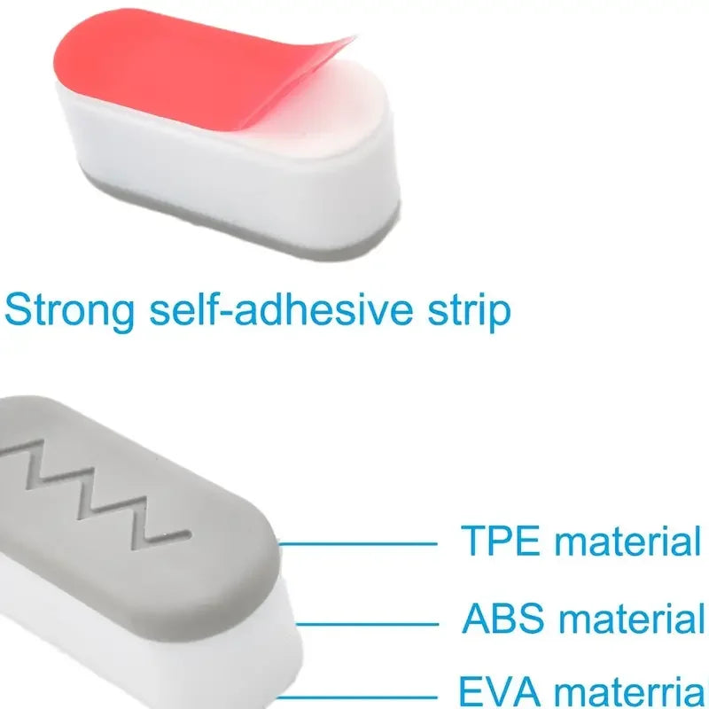 4pcs Toilet Seat Bumper - Self Adhesive Bidet Attachment