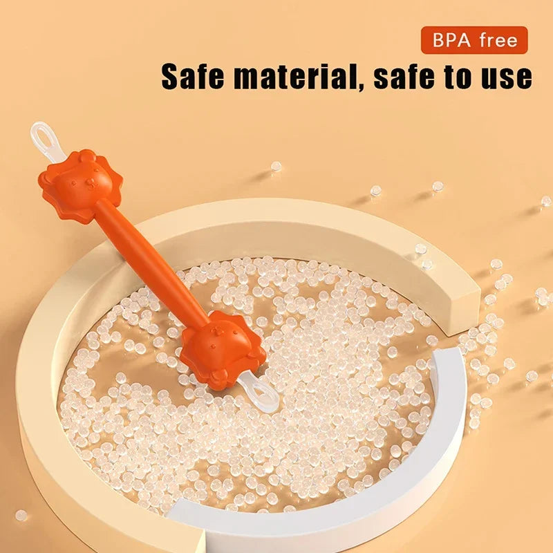 Cartoon Lion Baby Dual Head Nose and Ear Cleaner Stick