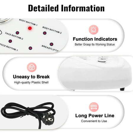 Breast Enlargement Vacuum Massager 3D &ndash; Adjustable Suction