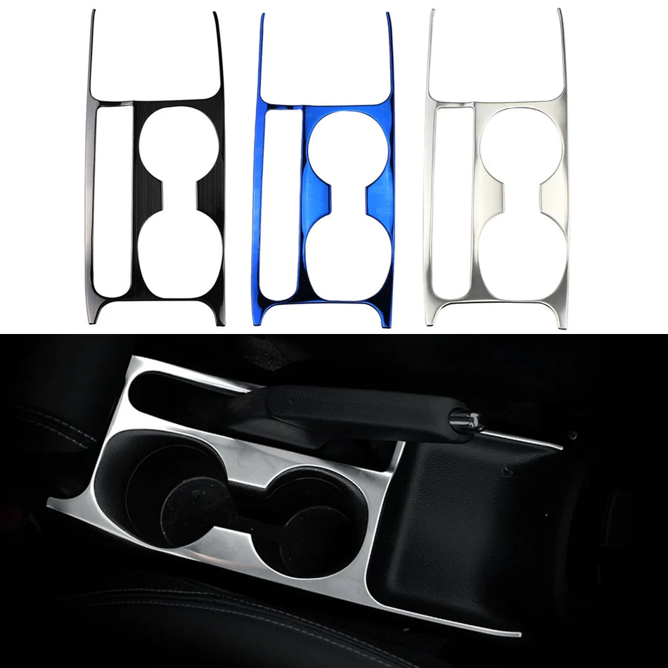 Декорация за държач за чаши Nissan Kicks 2017-2021, Неръждаема стомана, Лесен монтаж