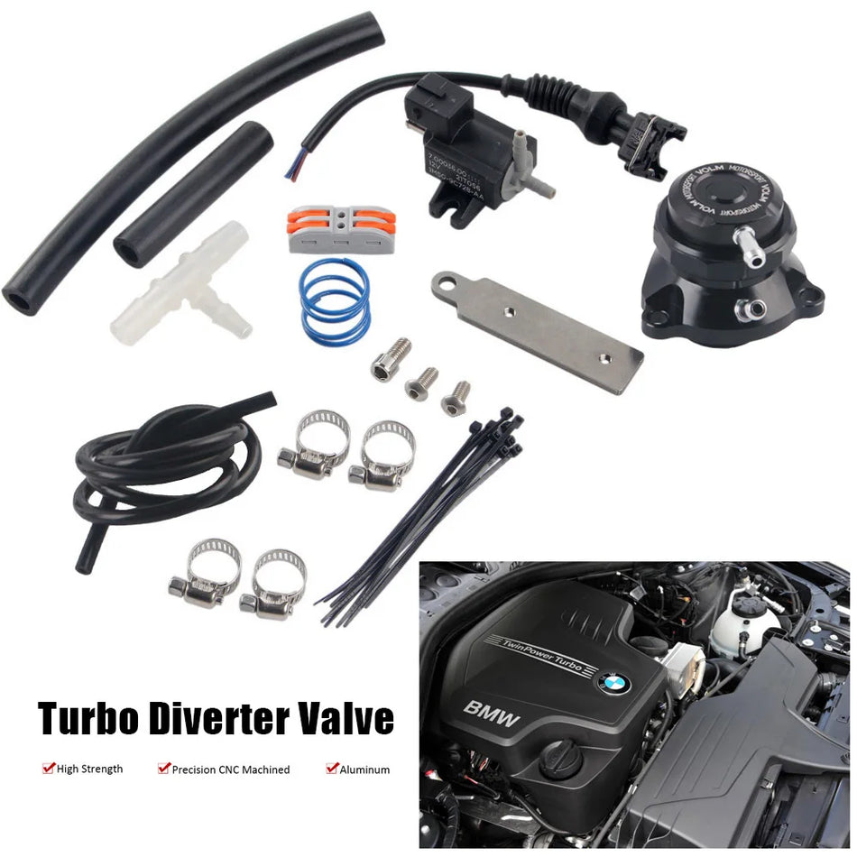 Κιτ Βαλβίδας Blow Off για BMW 135/235 Dump Recirculation Diverter, Αλουμίνιο Χωρίς Θόρυβο N20 2.0 Turbo