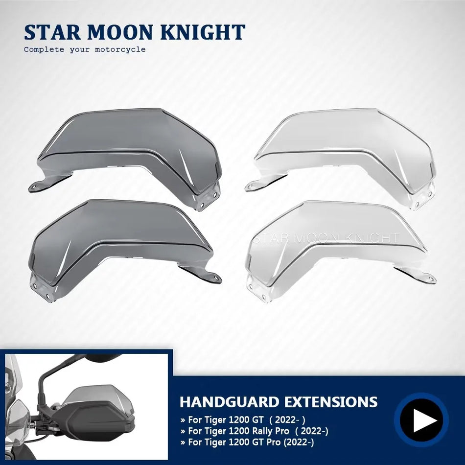 Extensão de Protetor de Manete Triumph Tiger 1200 GT Pro, Para-vento, Compatível com Tiger 1200 Rally Pro 2022