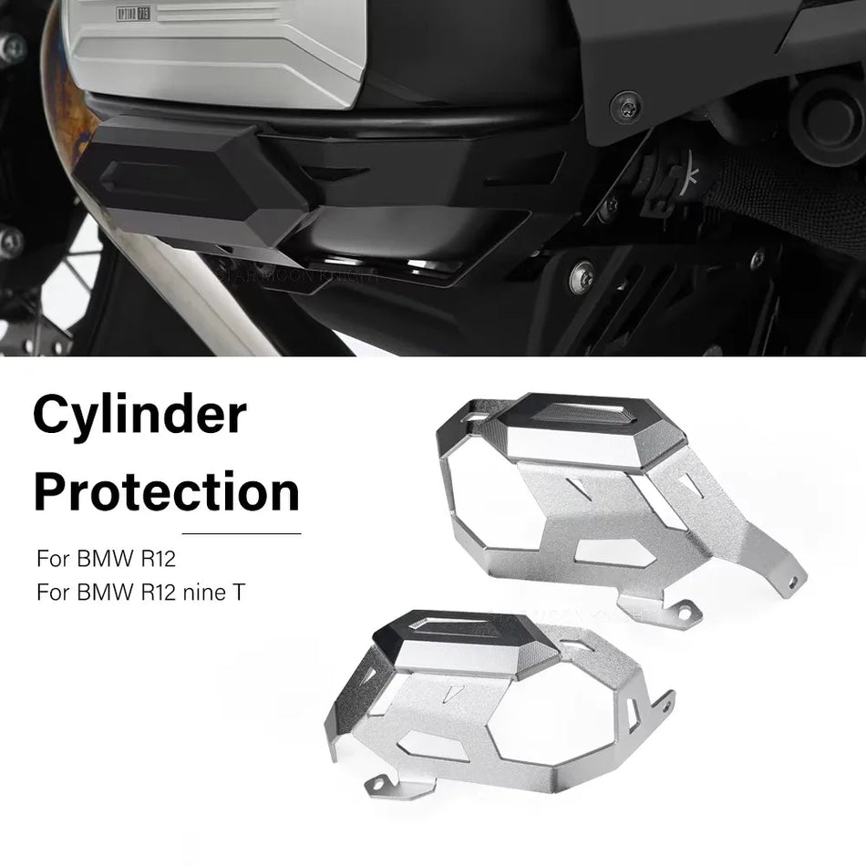 BMW R12 NineT 2023 Aluminium Cylinder Head Skyddskåpa Motorvakt, Högstyrkesskydd För Motorcykel