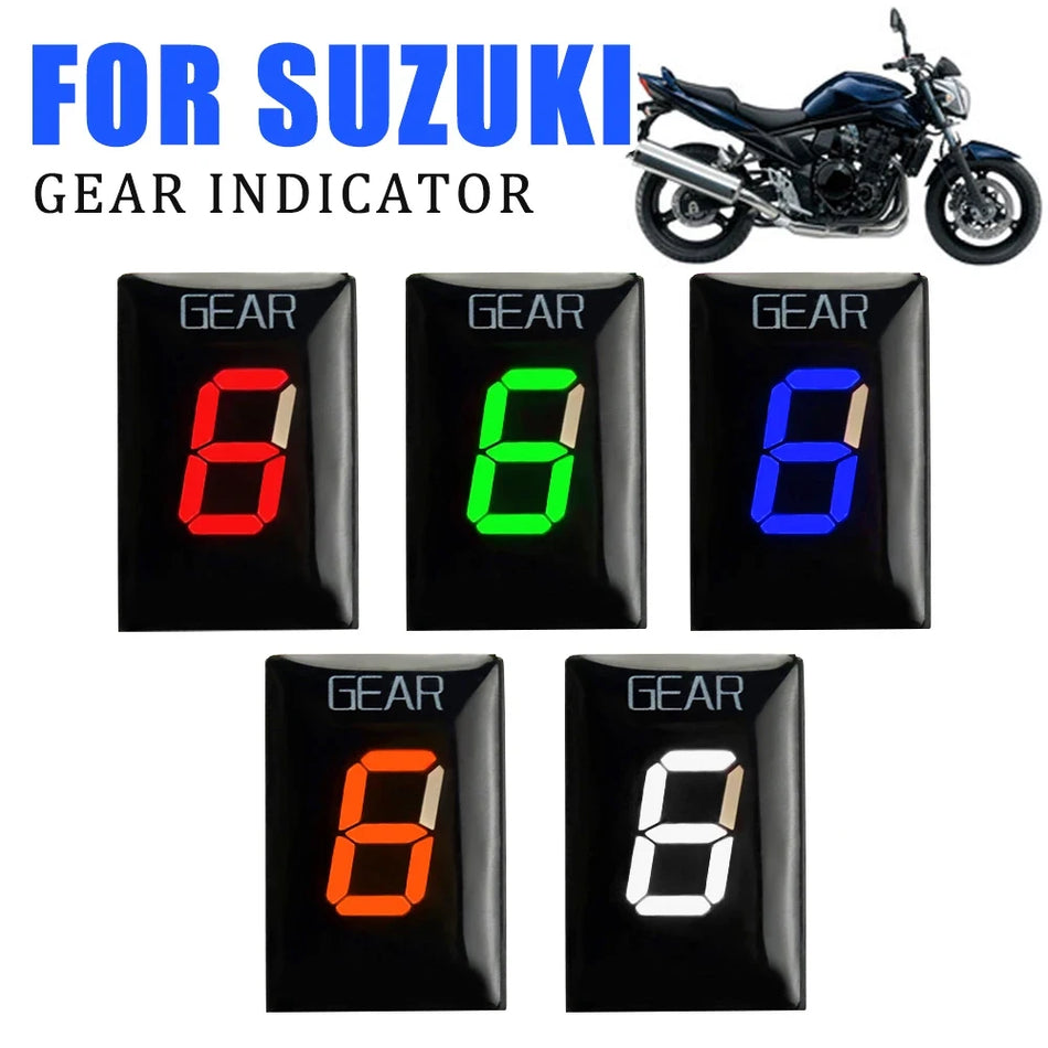 Suzuki GSX-R750 versnellingsindicator voor GSX-R-serie motorfietsen, versnellingsdisplay, gemaakt van plastic