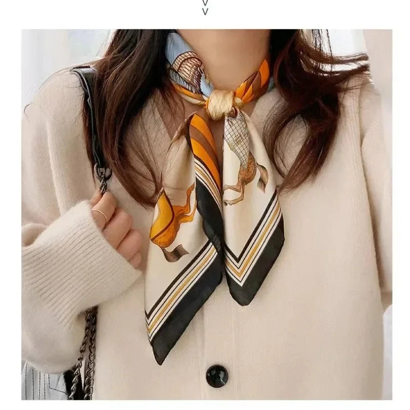 Luxury Silk Shawl Scarf &ndash; Elegant Versatile Fashion Wrap