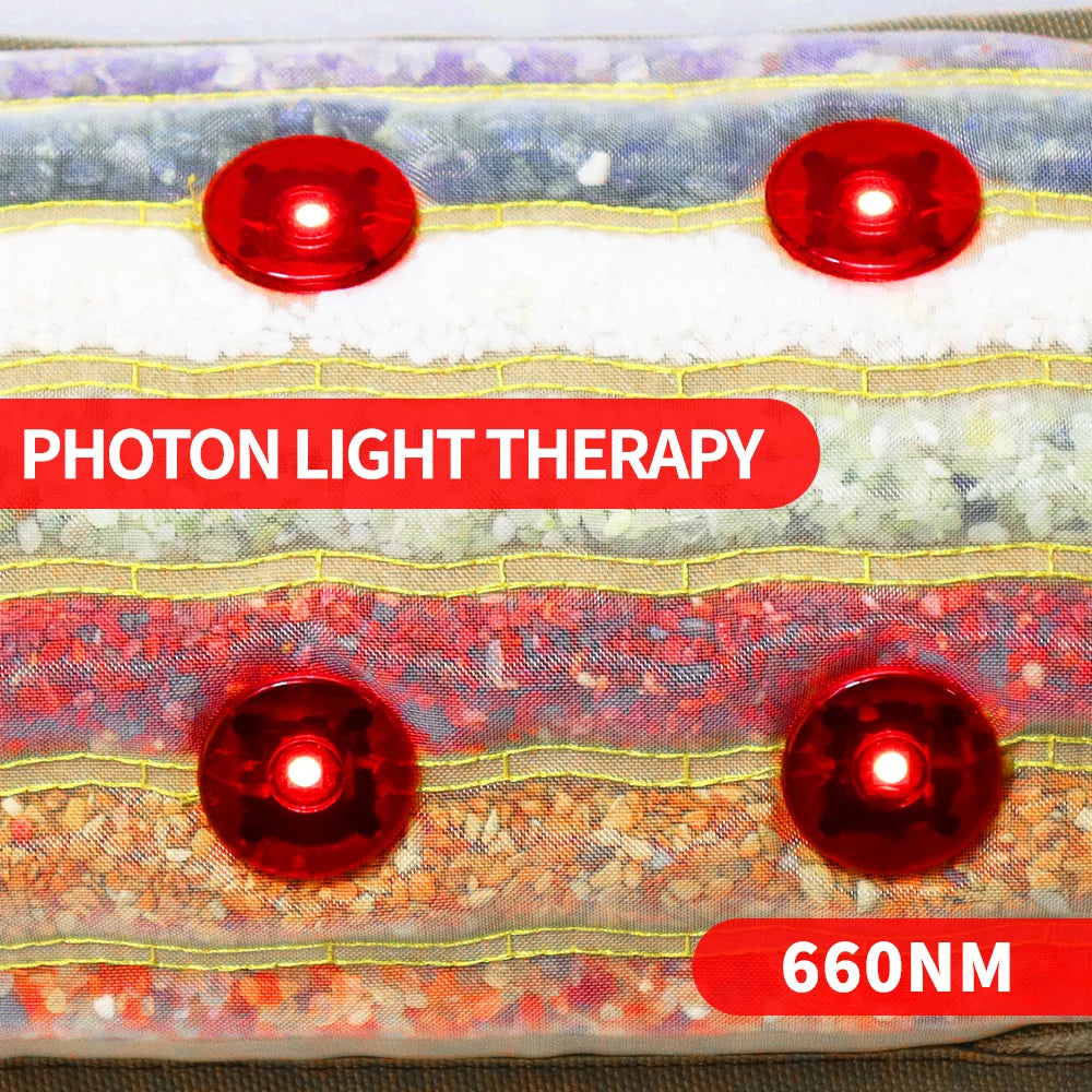 Far Infrared Heated Bolster Pillow &ndash; Photon Light Therapy