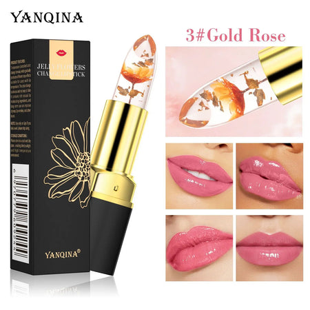 YANQINA Magic Lipstick Florett Jelly - Long Lasting Gold Foil, 24 Hours YQN8924-03