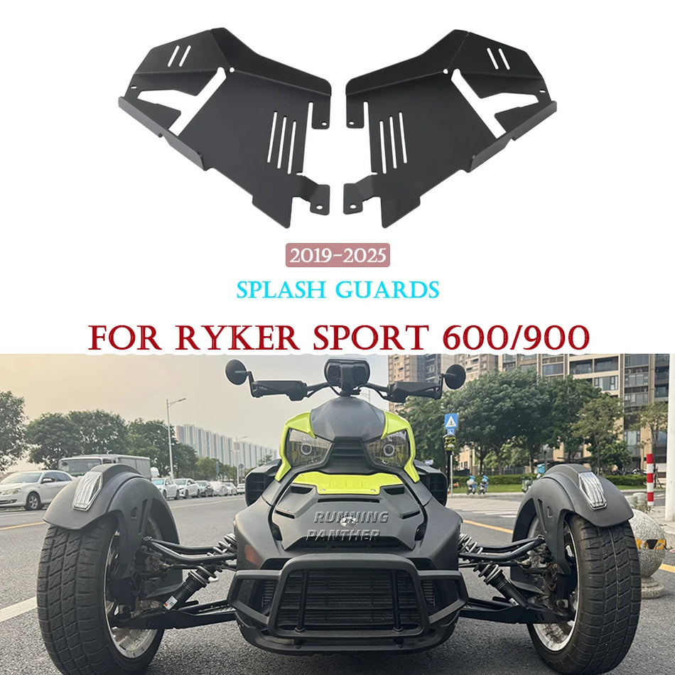 Guarda Lamas Frontal Preto para Can-Am Ryker Rally Edition Sport 2018-2025