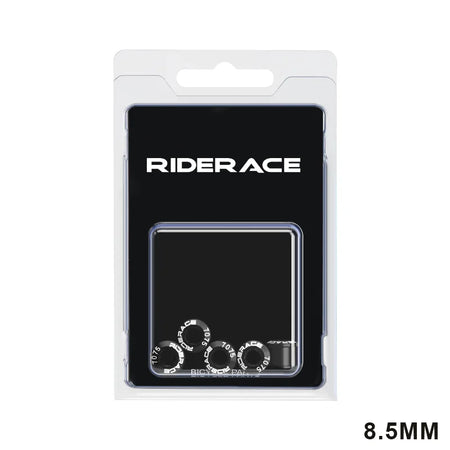 RIDERACE 5 PCS Bicycle Chainring Bolts &ndash; CNC 7075 Aluminum Ultra Durable Lightweight 8.5MM Black