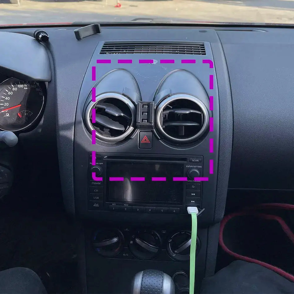 Nissan Qashqai J10 Car Phone Holder Wireless Charging Base