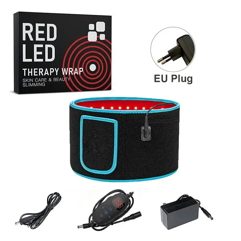 Red Light Health Belt 105 LED IR Lamp - Full Body Therapy EU Plug With Box
