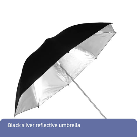 MIAOTU 33" Soft Umbrella Black Silver / CHINA
