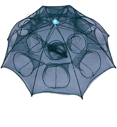 Portable Fishing Net: Foldable Nylon Fish Trap with 24 Holes 16 HOLES / CHINA