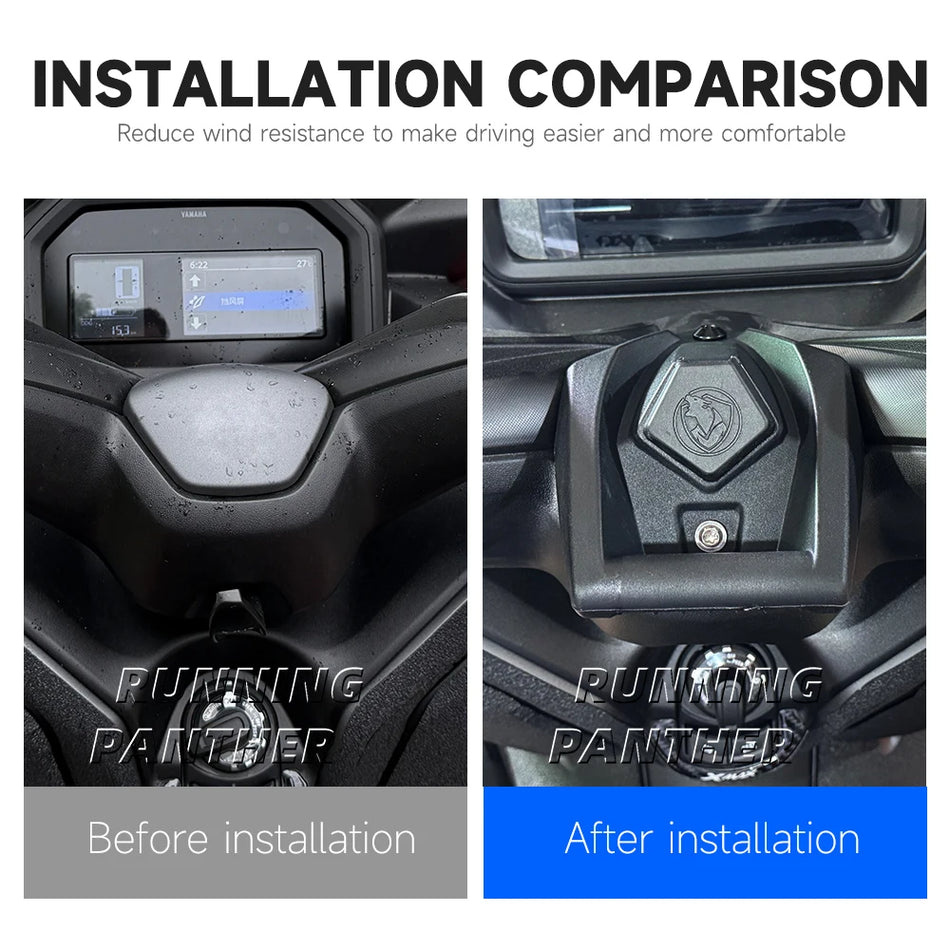 Motosiklu GPS telefona turētājs ar bezvadu USB uzlādi Yamaha XMAX300 2022. gadam