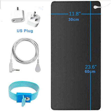 ZT-5656 Earthing Mat With Wristband &ndash; Anxiety Relief Sleep 30x60 US plug