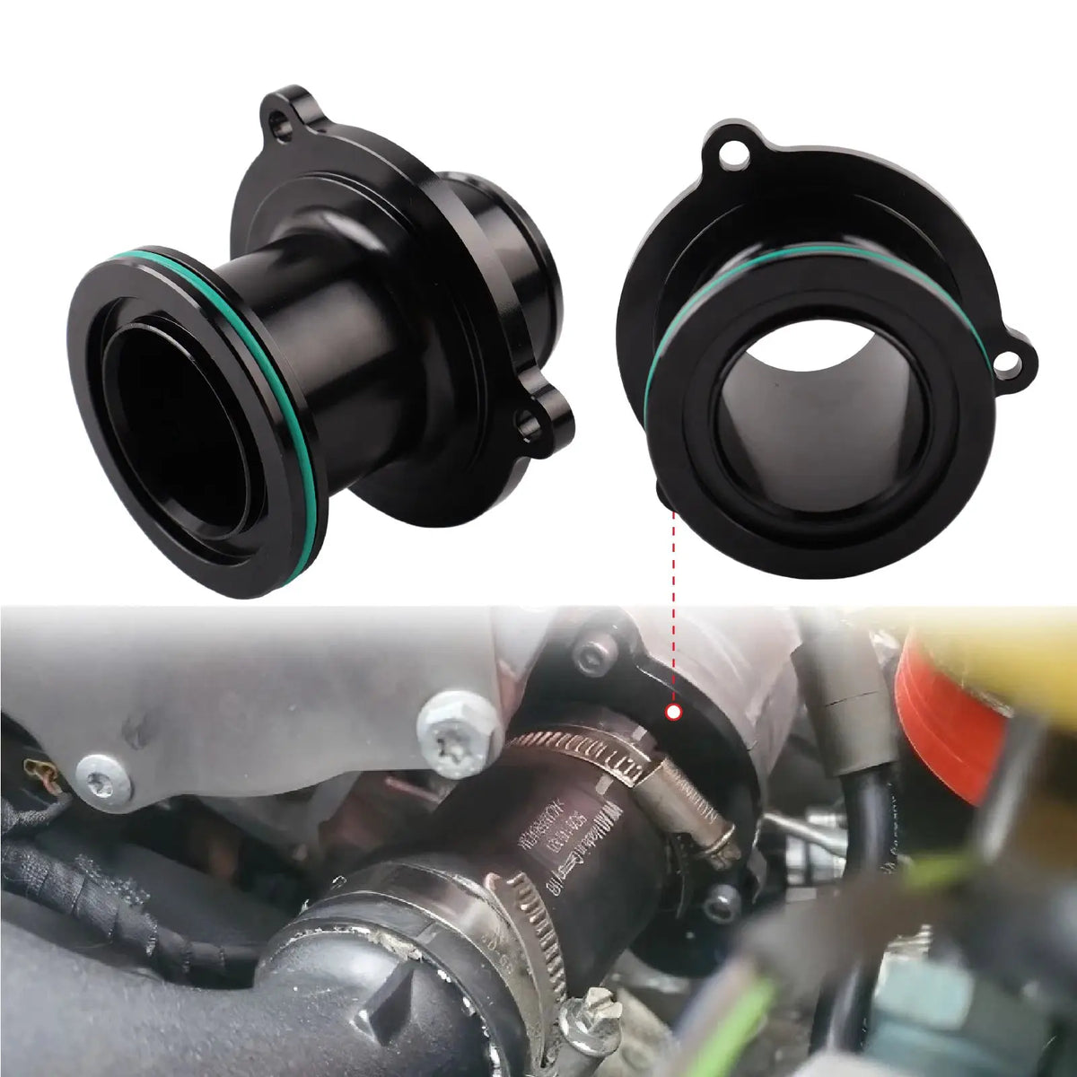 PIKBUK Turbo Outlet Turbo Muffler Delete Pipe for VW Golf Mk7 Polo VAG 2.0 TFSI TT Mk3 2.0 TSI EA888.3 by InterCyprus Trading Ltd